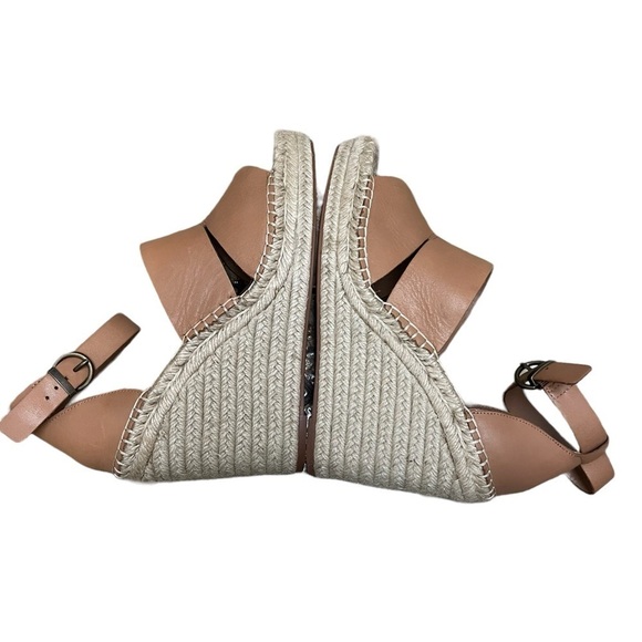 Treasure & Bond Sannibel Platform
Wedge Sandals Shoes in Tan Leather size US 9 - Picture 4 of 7